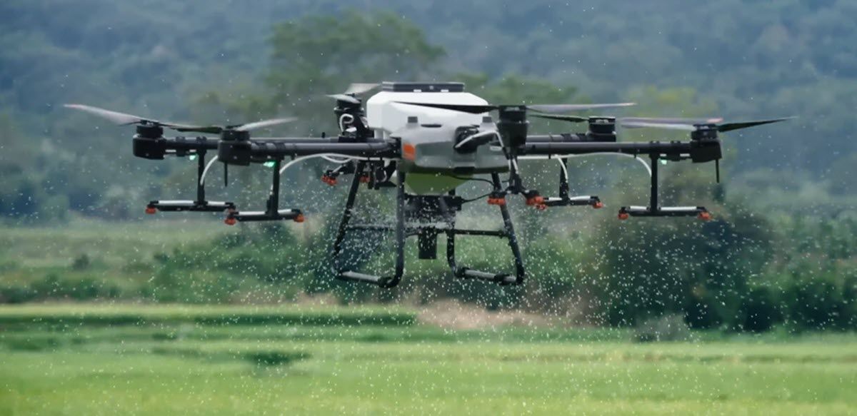 DJI introduces its new drones for crop spraying and crop monitoring