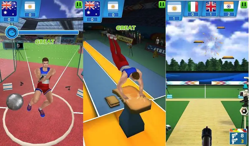 Best free Olympics games for Android or iPhone
