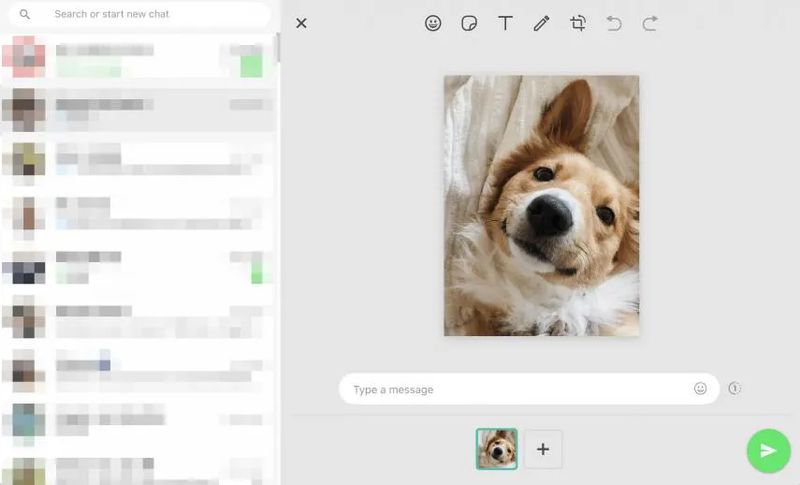 WhatsApp Web incorporates the image editing tool you were waiting for