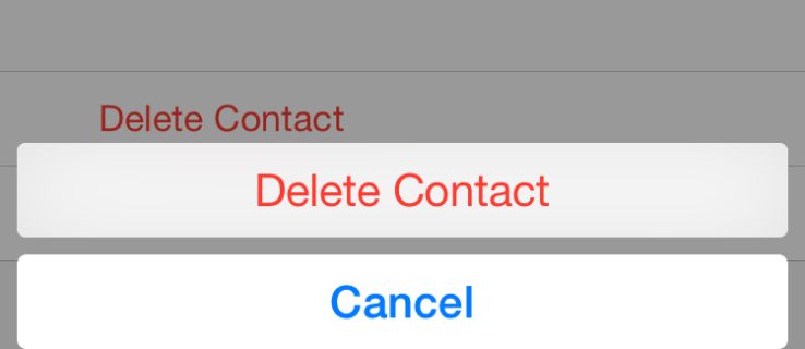 How to delete contacts on iPhone?