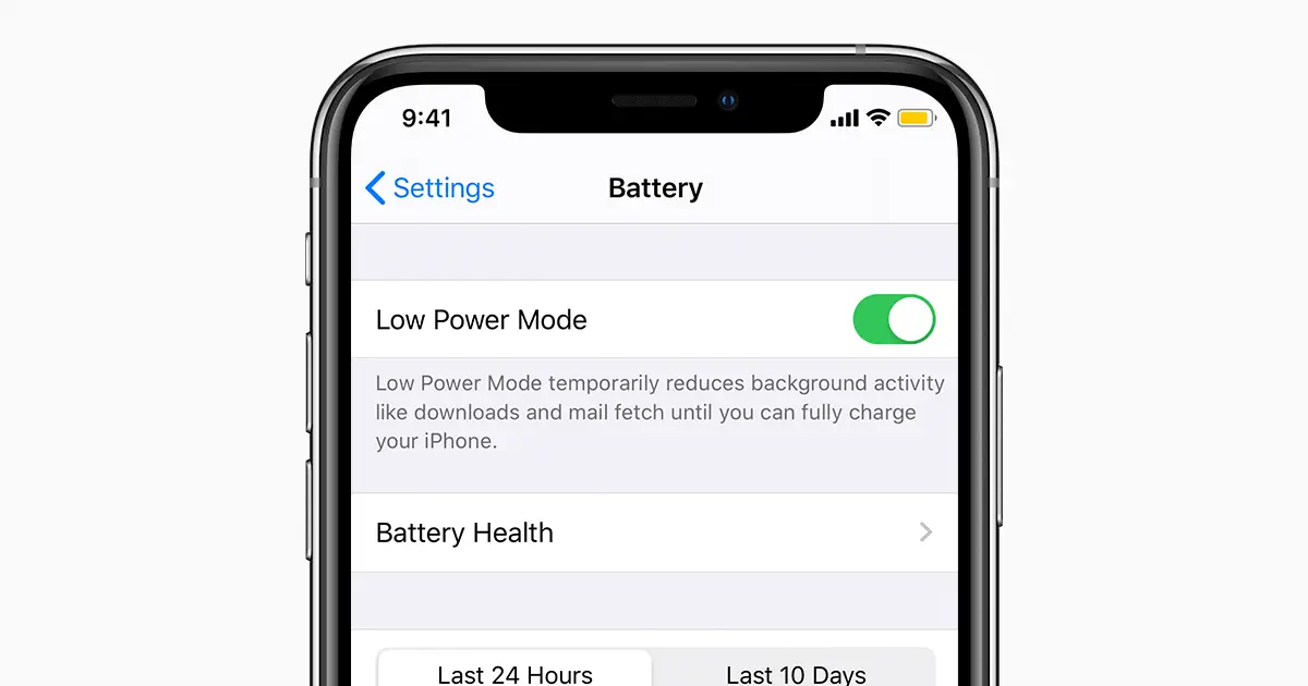How to use low power mode on an iPhone?