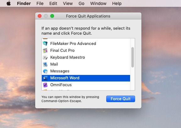 How to force quit on Mac?