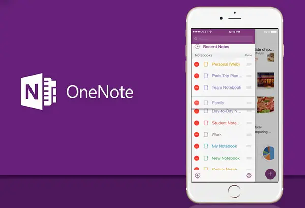 How to delete a notebook in OneNote?