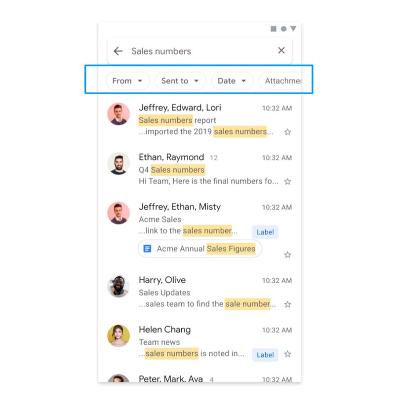 Gmail for Android gets updated with powerful search filters