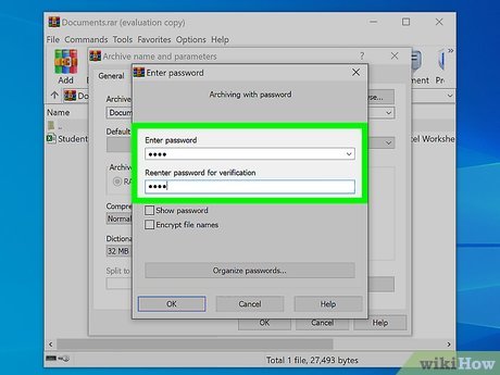 How to password protect a folder in Windows 10 without third-party software?