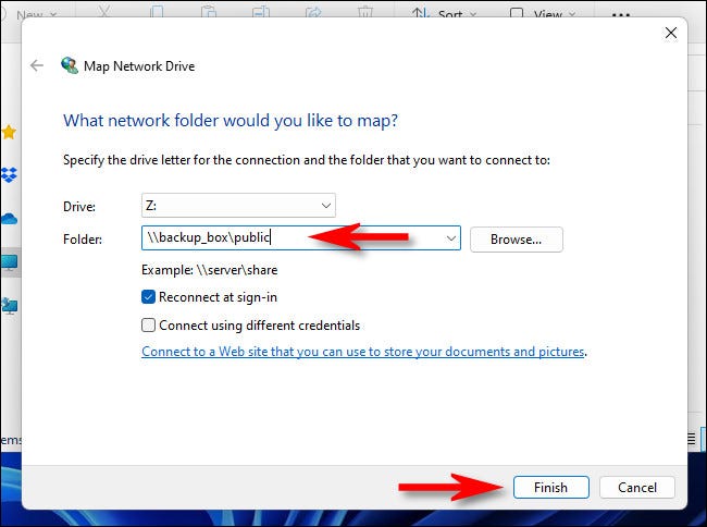 How to map a network drive on Windows 11?
