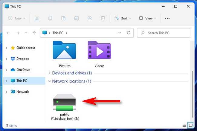 How to map a network drive on Windows 11?