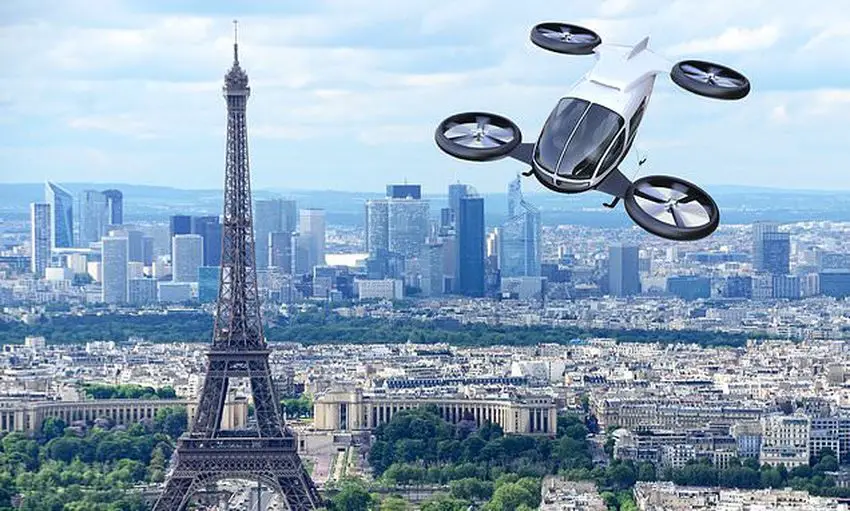 Flugtaxis könnten bei den Olympischen Sommerspielen 2024 in Paris eingesetzt werden