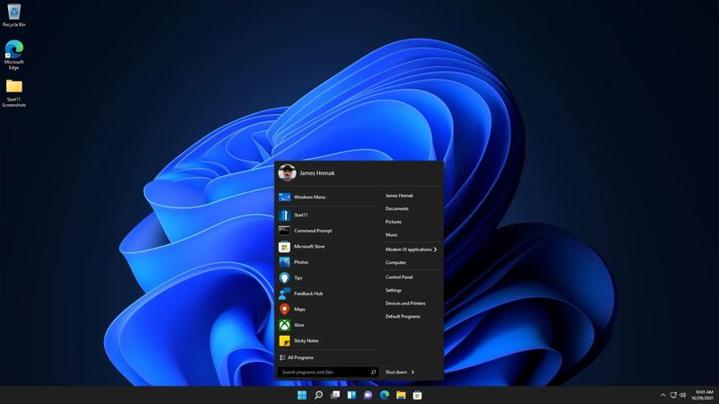 How to customize the Windows 11 start menu using Start11?