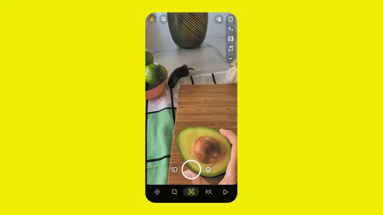 O Snapchat apresenta o Food Scan: Encontre receitas tirando fotos dos ingredientes