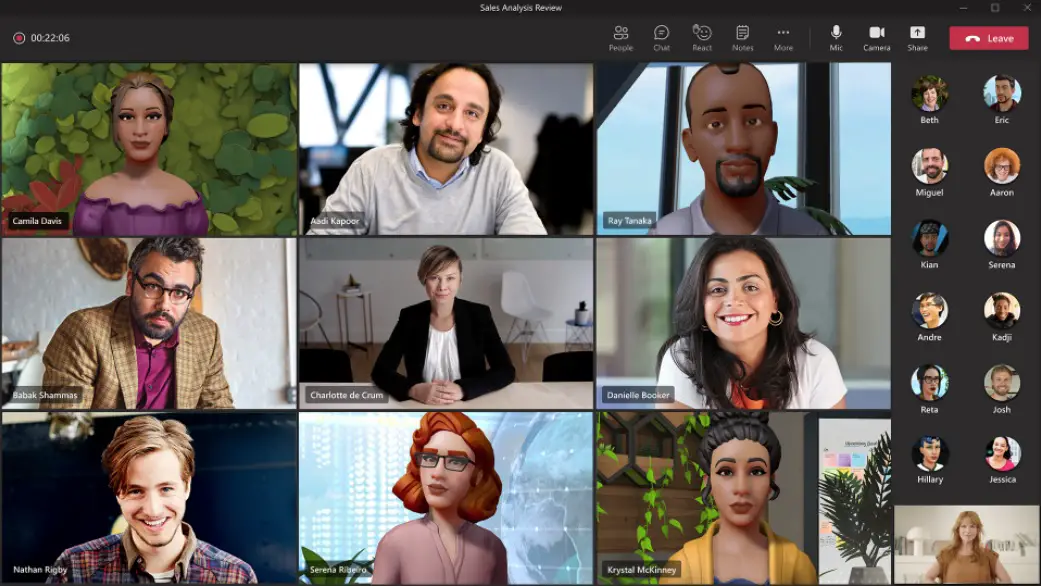 Microsoft Teams joins the metaverse trend with 3D avatars