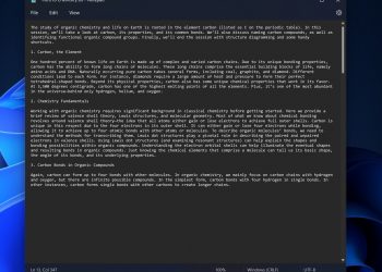 Microsoft updates Notepad with dark mode for Windows 11 Insiders