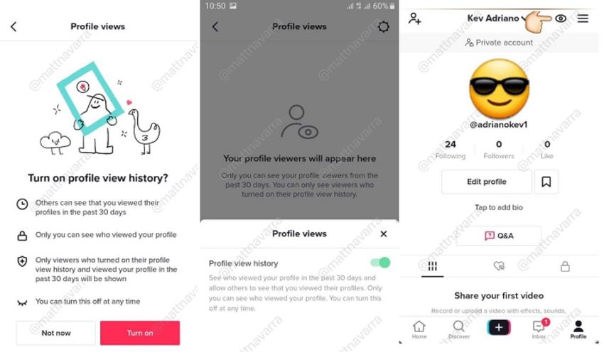 TikTok will show who viewed your profile