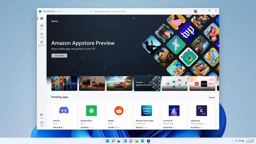 Microsoft rolls out Amazon App Store for Windows 11