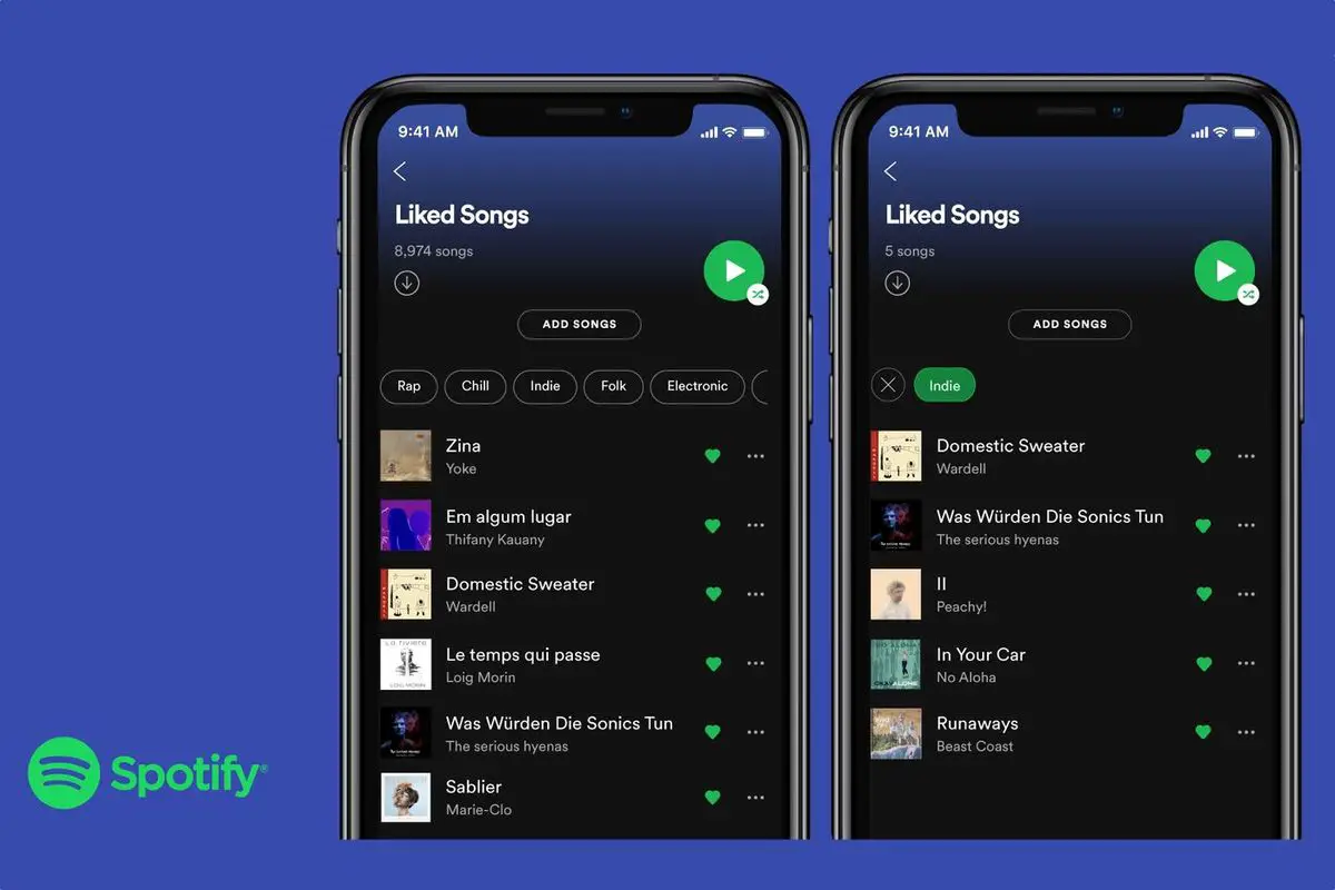 Comment voir les chansons aimées sur Spotify ?