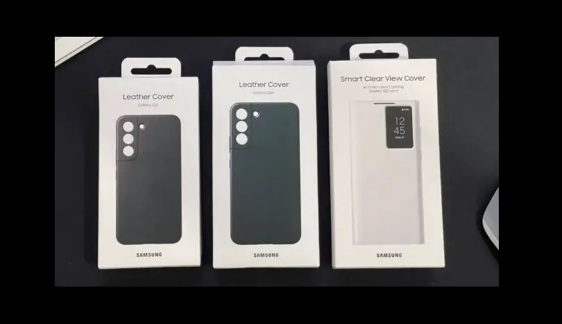 Galaxy S22 series official phone covers are leaked