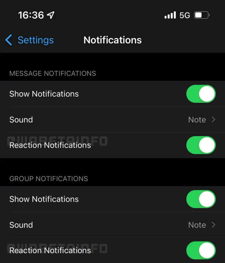 WhatsApp va apporter la fonctionnalité de notifications de réaction à sa version iOS