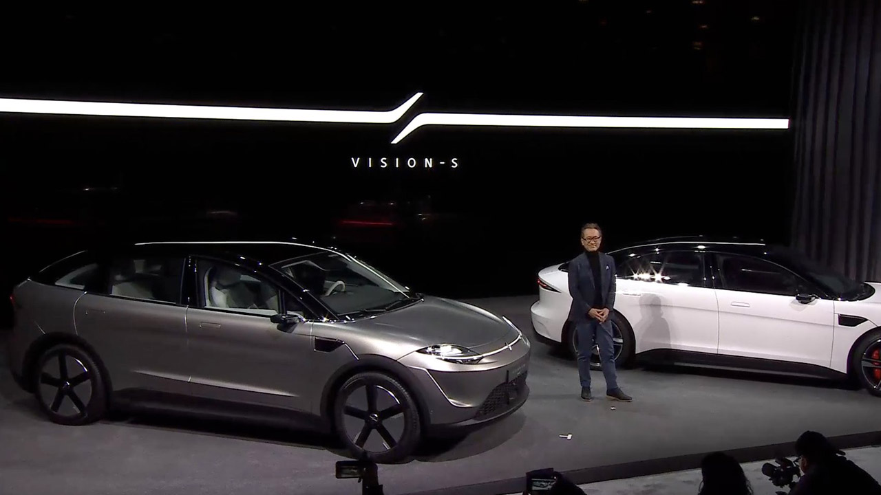 Sony présente son nouveau concept de voiture électrique Vision-S SUV au CES 2022