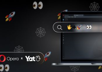 Opera now lets users to visit websites using only emojis