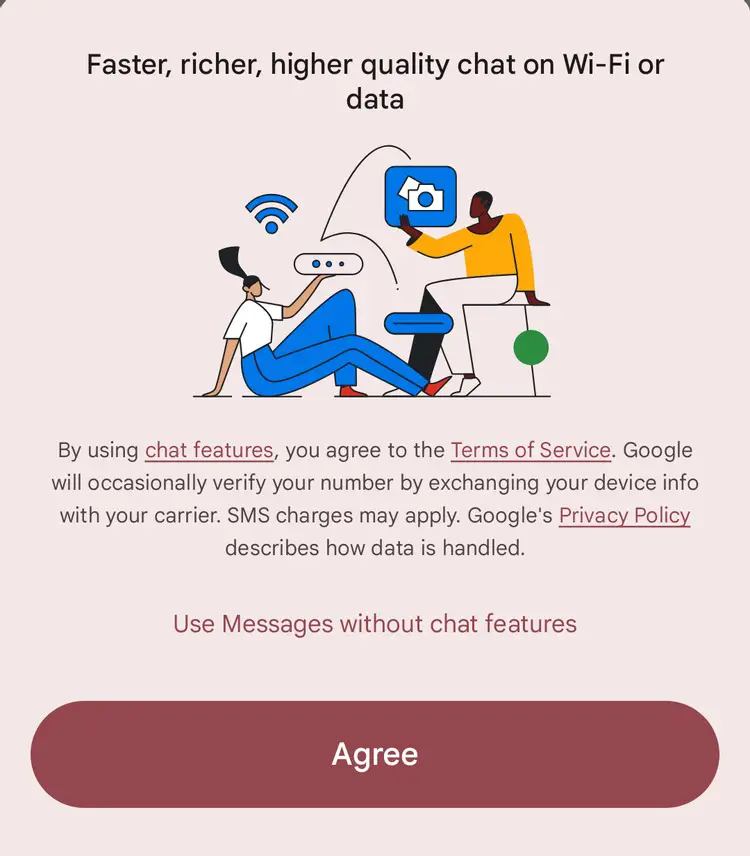 如何在 Google Messages 中启用、禁用和使用 RCS Chat？