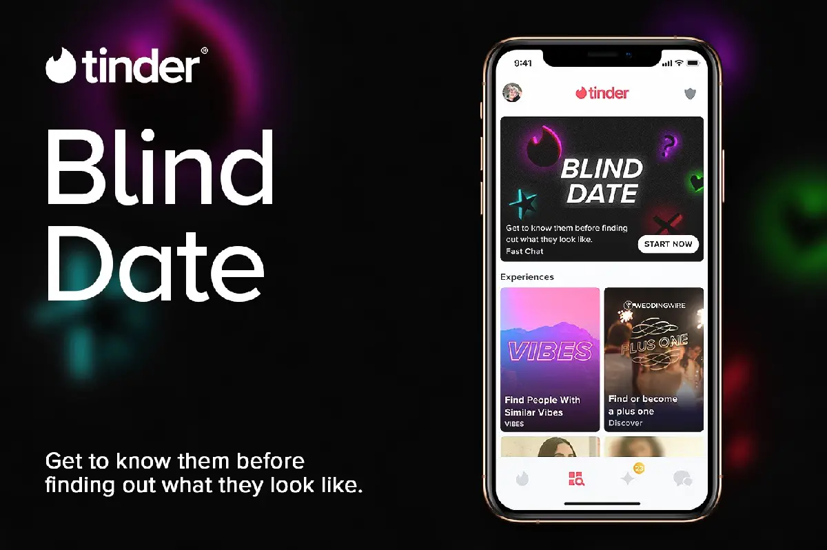 Tinder lance la fonction Blind Date où vous correspondez sans photos
