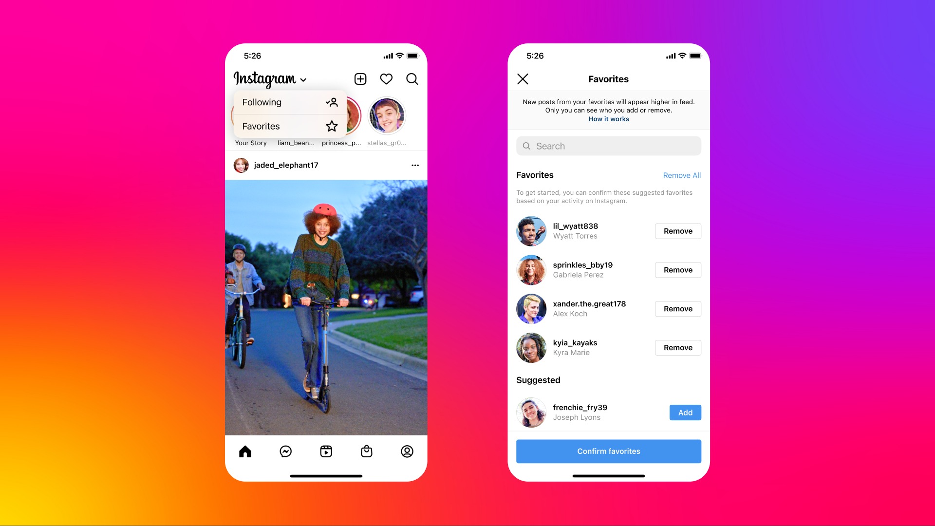 Instagram chronological feed is now available