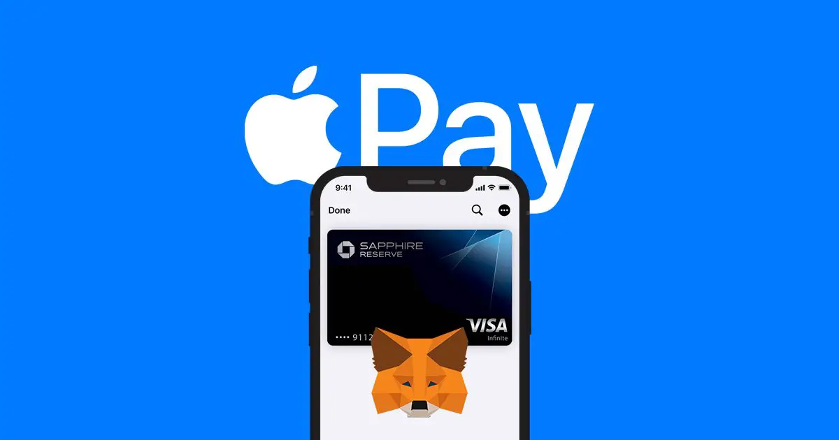 Usuários do iPhone agora podem usar o Apple Pay para comprar criptomoedas no MetaMask