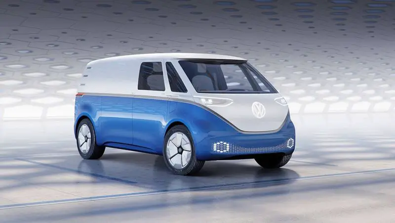 Volkswagen a présenté un nouveau microbus tout électrique : L'ID.  Bourdonner