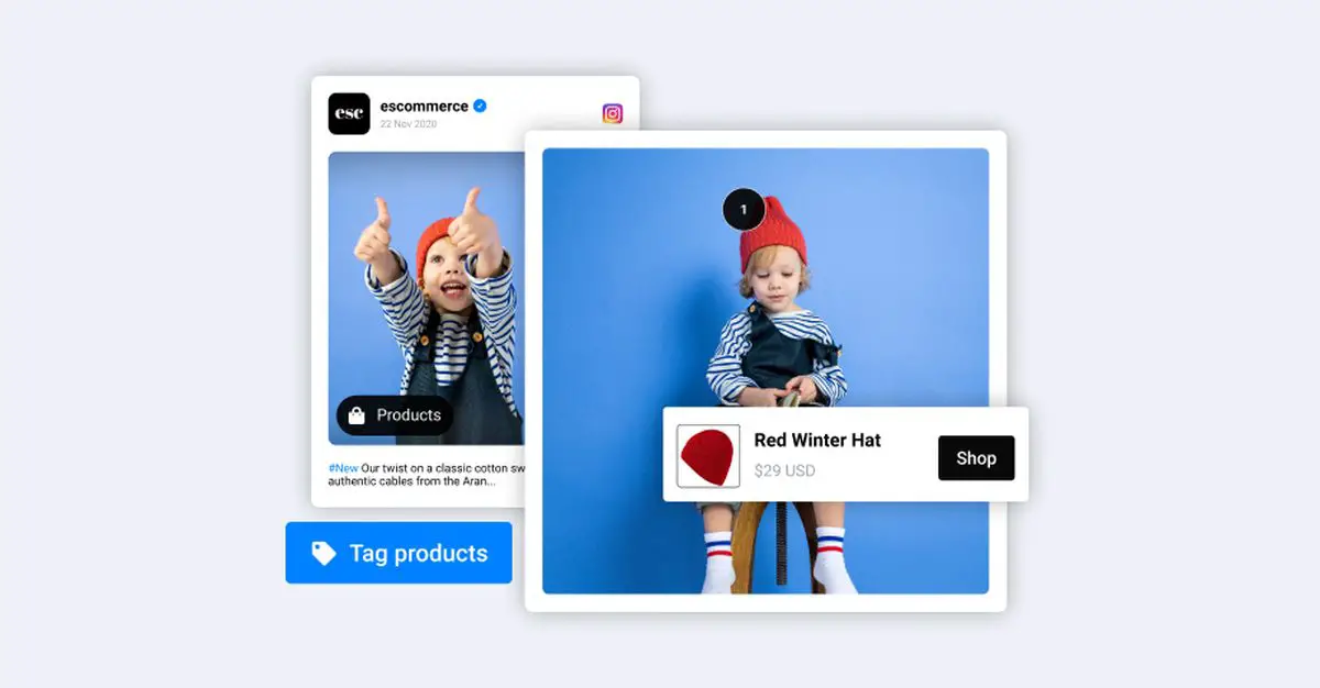 De shopping mall-ificatie: Instagram product tagging