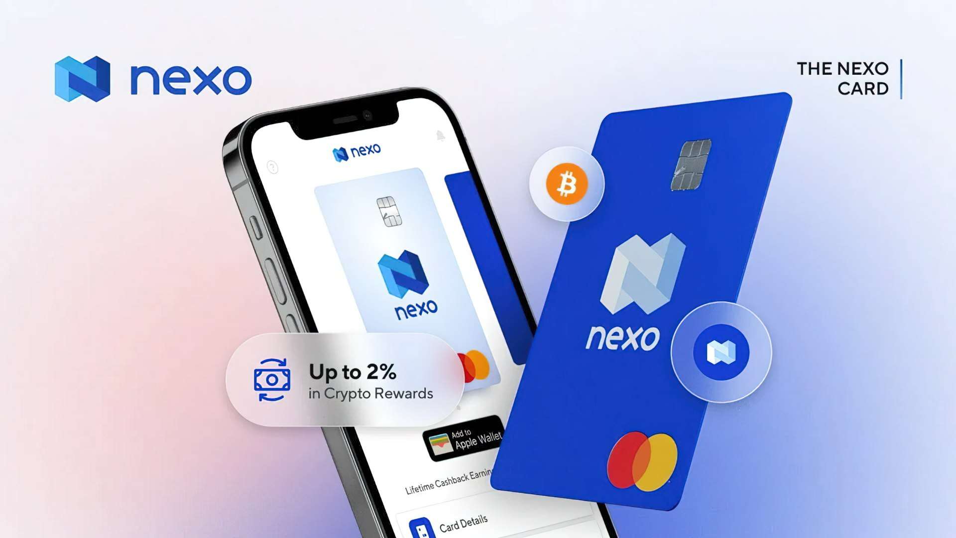 Wereld 1e crypto-ondersteunde creditcard gelanceerd door Mastercard en Nexo: Nexo-kaart