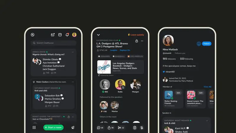 How to turn on dark mode in Clubhouse for Android and iOS?