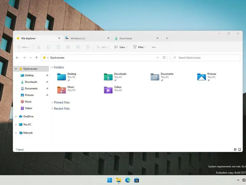 Nous pourrions bientôt voir des onglets dans l'Explorateur de fichiers dans Windows 11, Microsoft travaille sur plus d'options d'accessibilité pour son nouveau système d'exploitation.