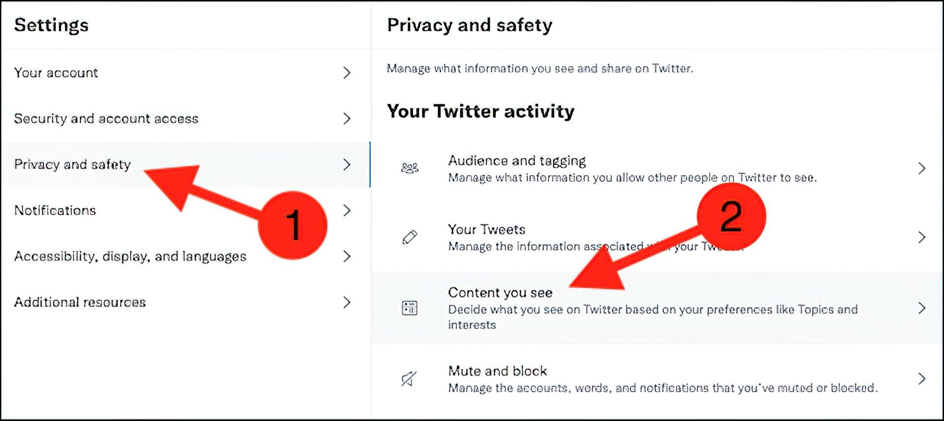 How to allow sensitive content on Twitter?