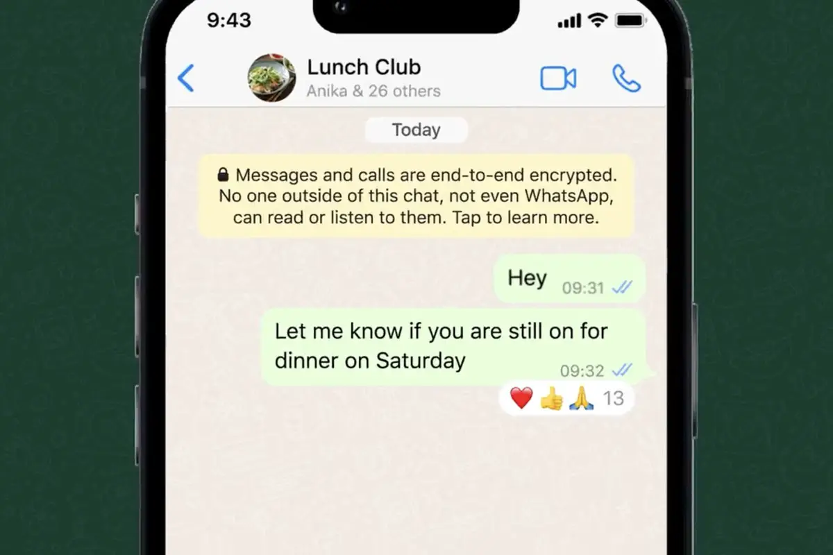 Aujourd'hui, nous allons voir comment utiliser les réactions aux messages sur les messages Whatsapp, afin que vous puissiez montrer vos pensées et vos sentiments sur n'importe quel message via des emojis.