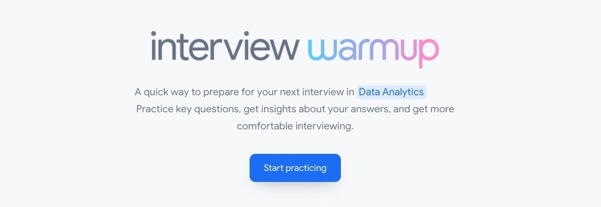 Wenn Sie vor einem Vorstellungsgespräch nervös sind, hilft Ihnen das neue KI-Tool namens Google Interview Warmup, vorher zu üben.  Google hat jetzt ein Tool, das Kandidaten beim Üben von Vorstellungsgesprächen unterstützt.  Es ist wahr, dass Vorstellungsgespräche stressig sein können.  Dank des neuen Tools von Google können Sie üben und besser vorbereitet sein, bevor Sie zu einem Vorstellungsgespräch gehen.