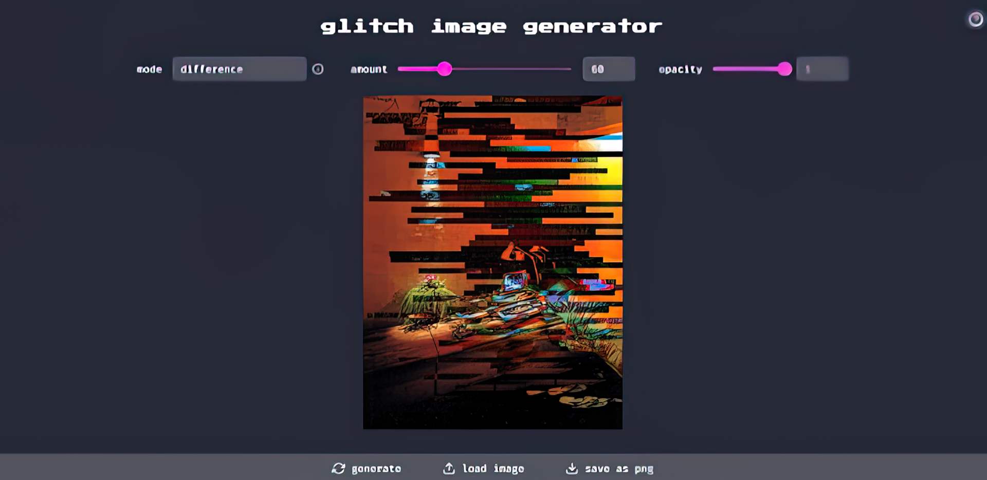 AI art generator: