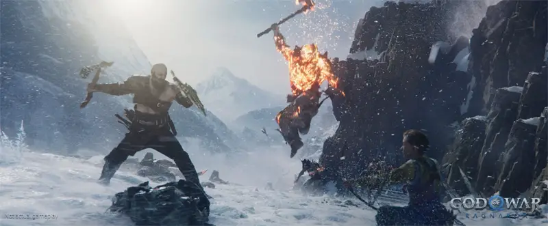 God of War Ragnarök Father and Son trailer has been released on the official PlayStation blog.