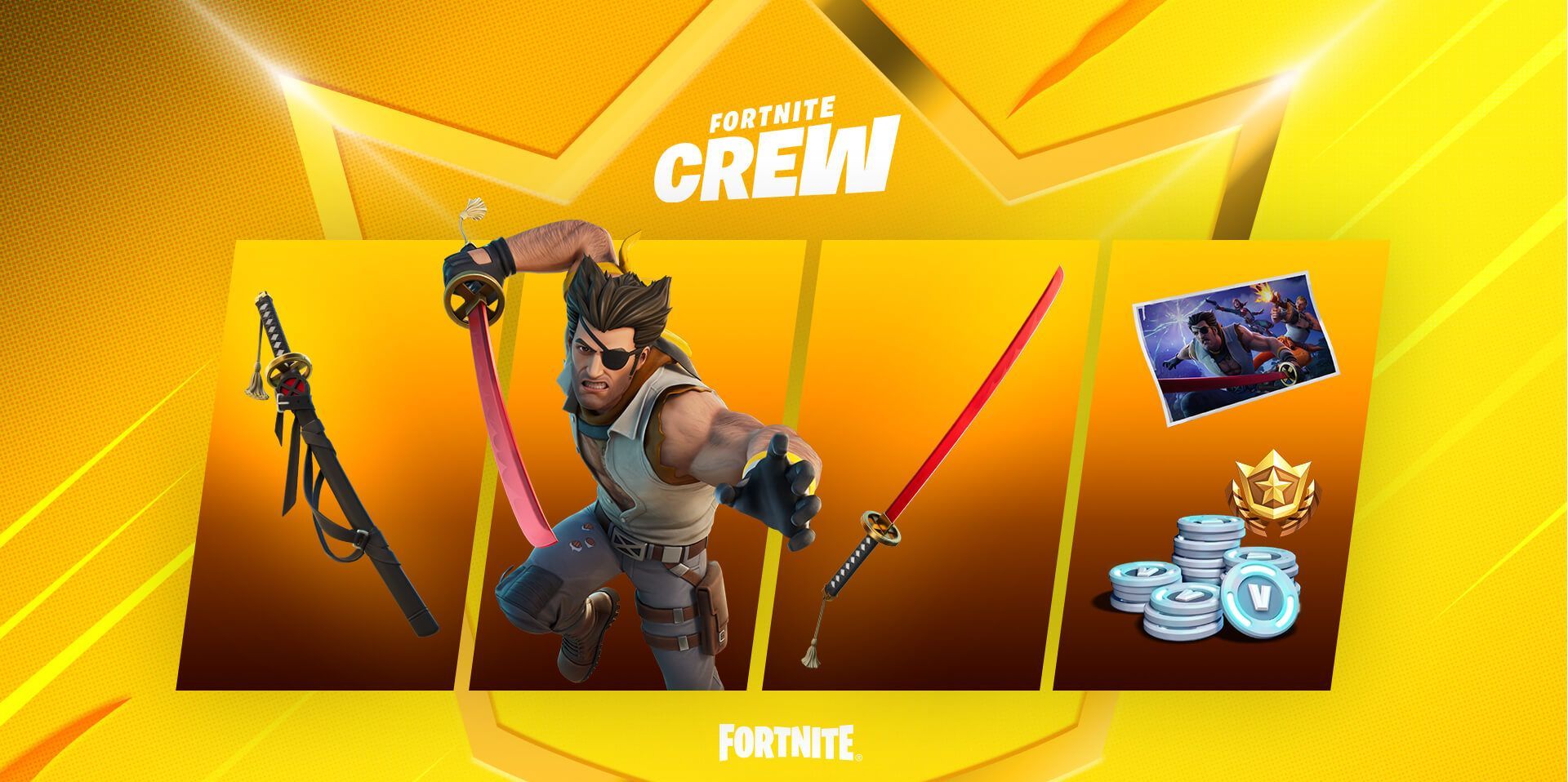 In this article, we are going to be taking a look at the new Wolverine Zero Fortnite skin, which will be added to the game as part of the August Crew Pack.