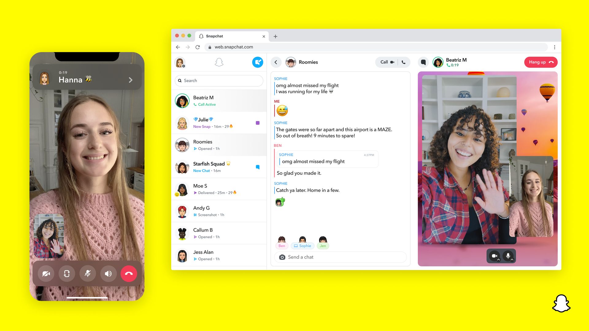 With the release of Snapchat Web, the platform is expanding its platform beyond smartphones for the first time, bringing capabilities like snapping, messaging, and video calling to desktop computers.