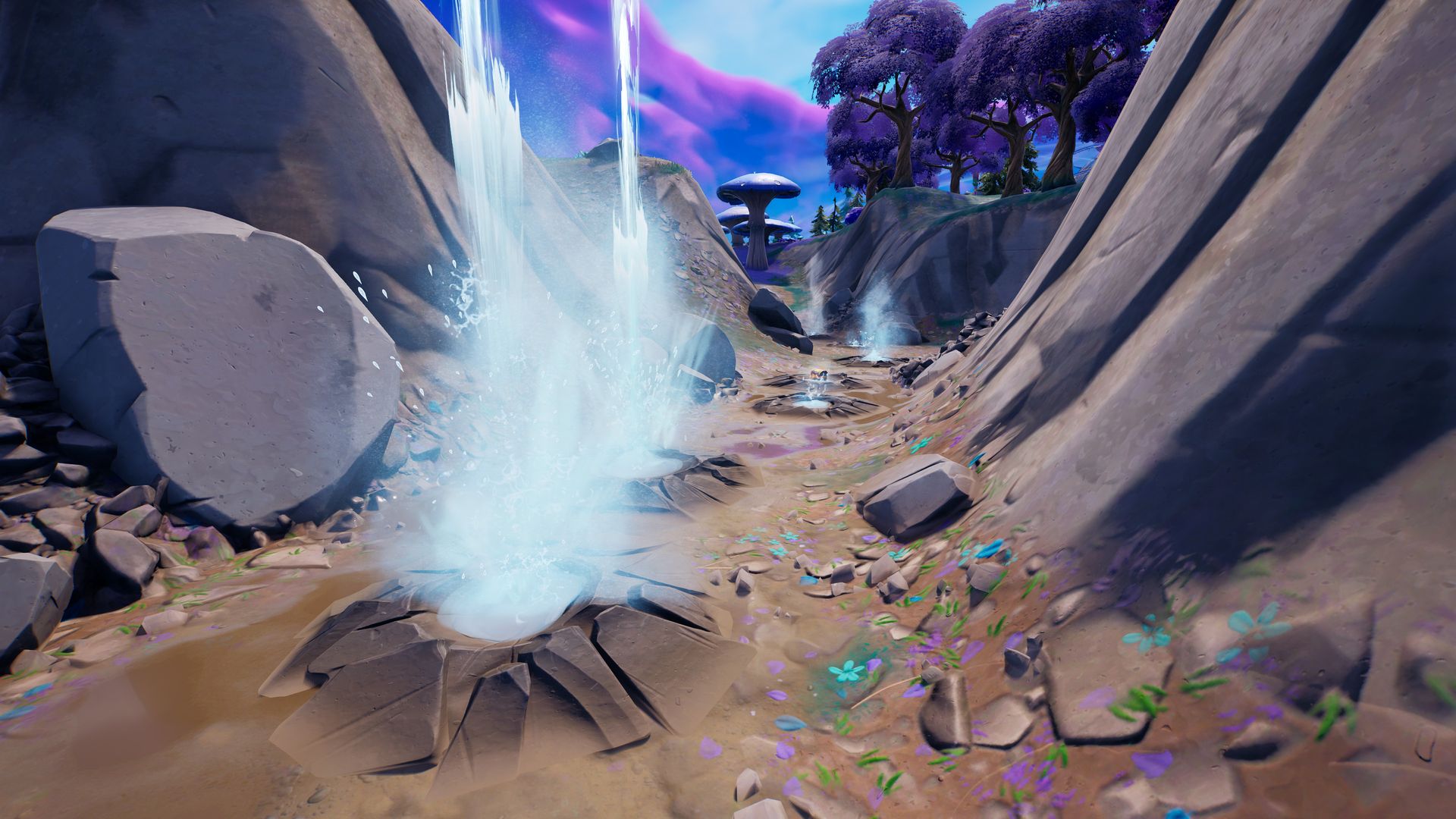 What is a geyser in Fortnite?