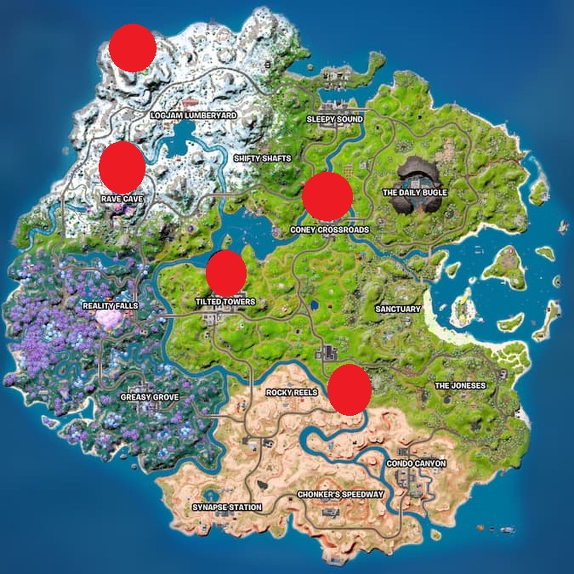 Today we are here to show you all Fortnite tent locations in Chapter 3 Season 3, if you don't know where to find them, you've come to the right place!
