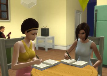 How to do homework in Sims 4?