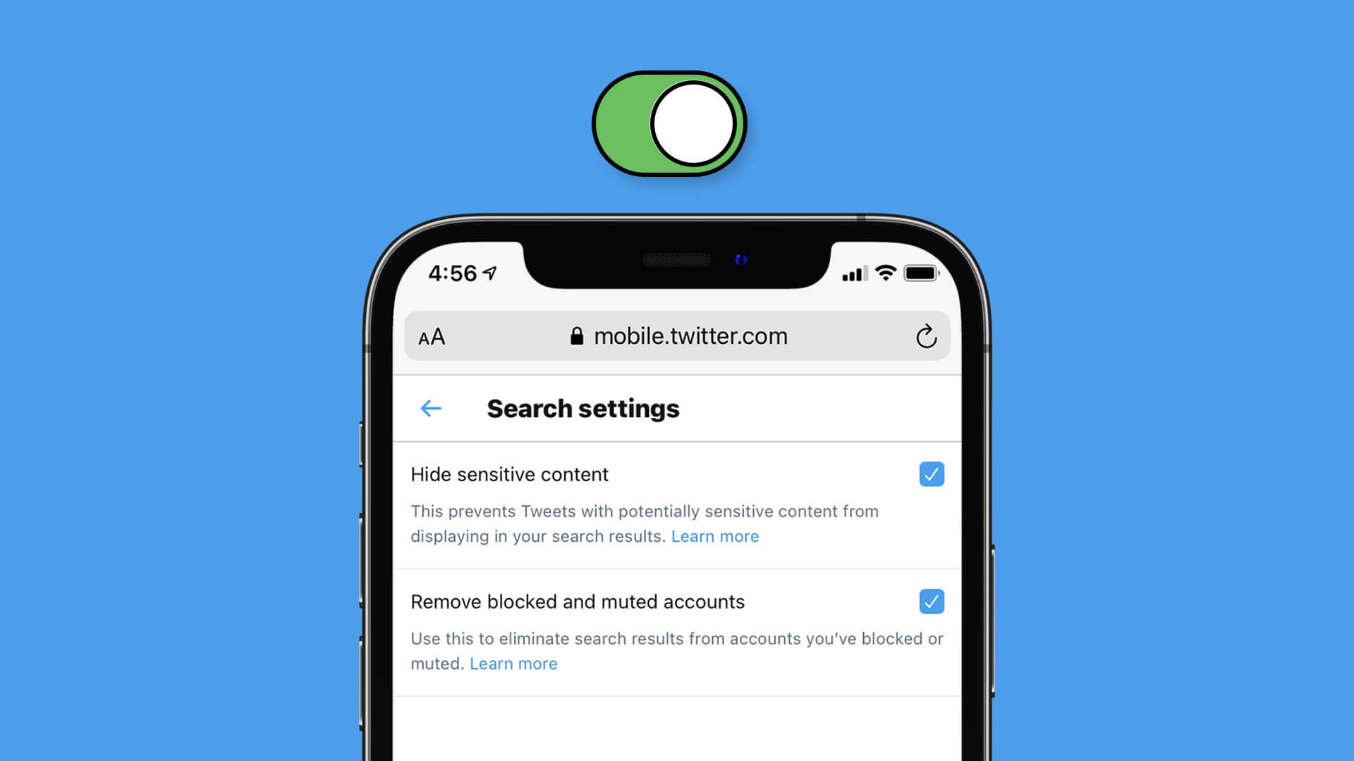 How to turn off SafeSearch on iPhone?