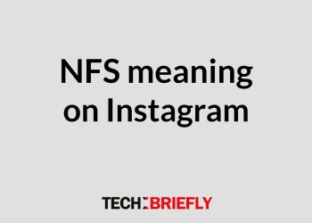 What does NFS mean on Instagram?