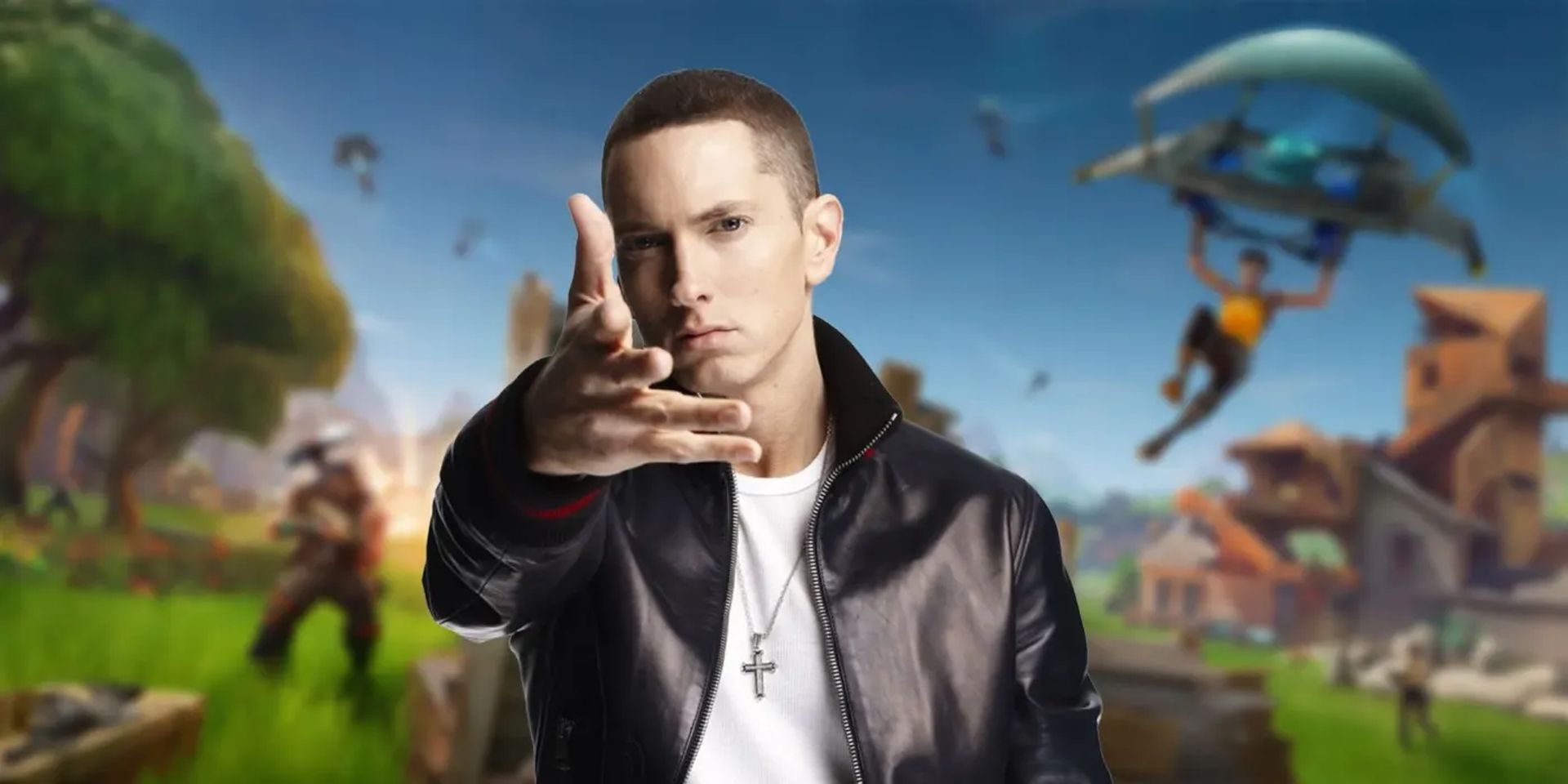 The latest ICONs radio playlist in the game hints at a possible Eminem Fortnite collab.