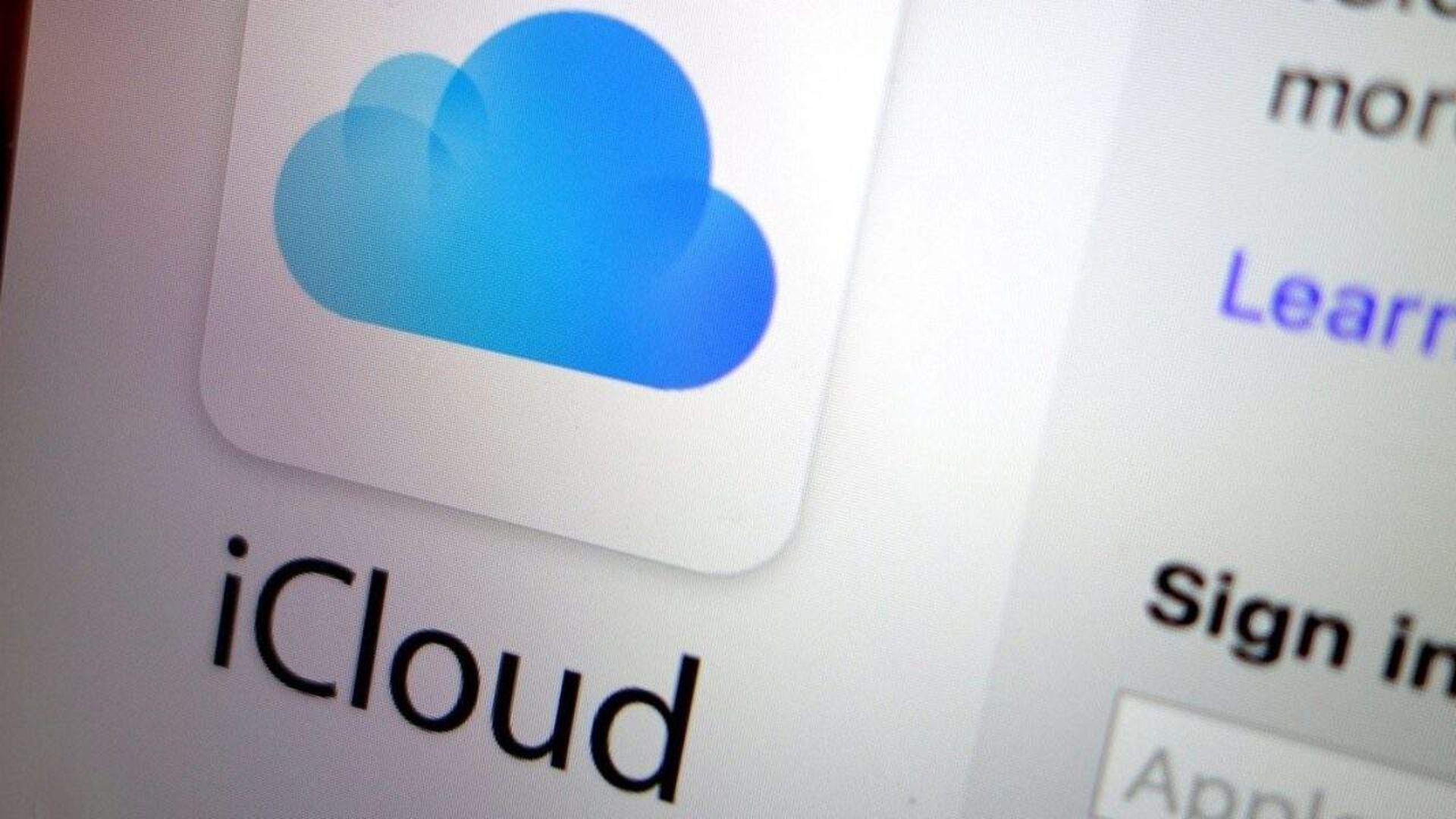 iCloud could not communicate with the server
