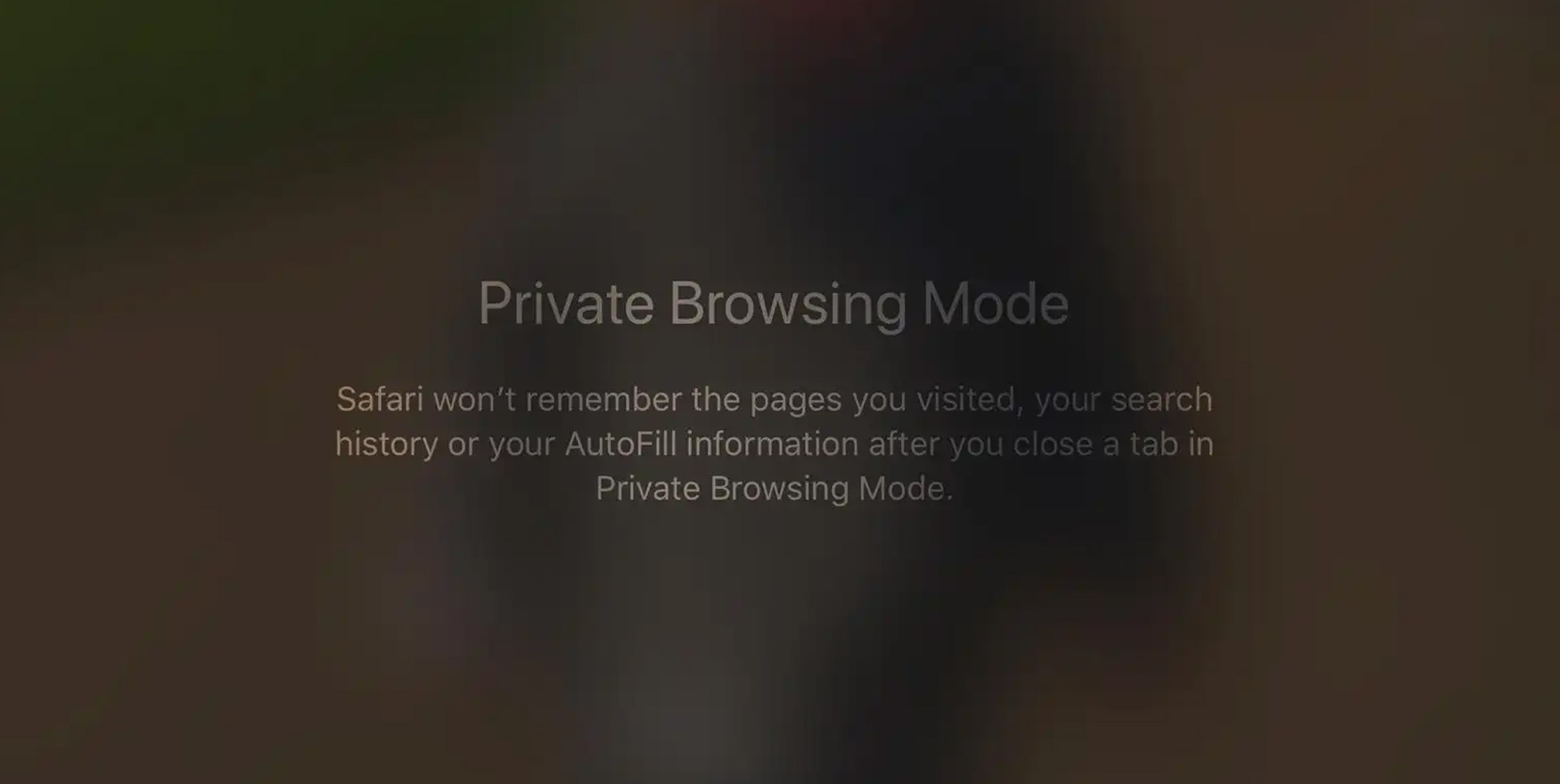 How to turn on incognito mode?