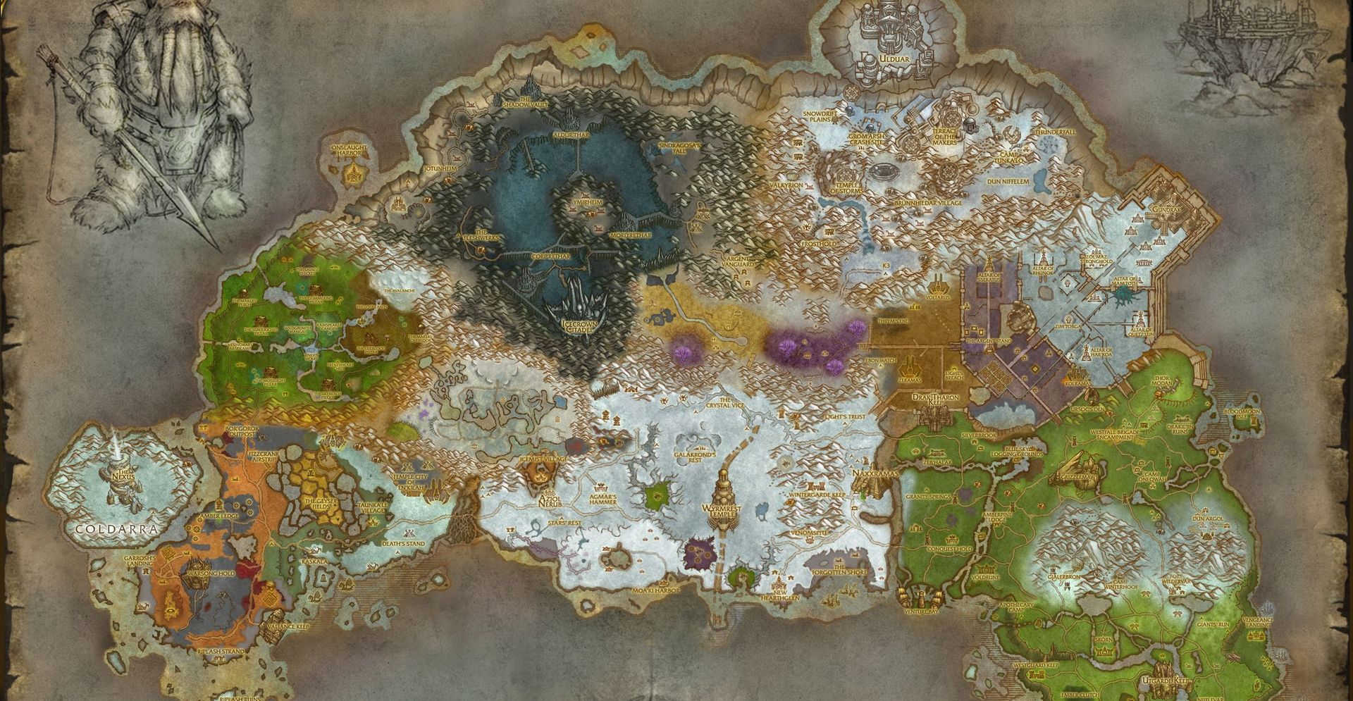 In this article, we are going to be covering the WotLK starting zones, and when you are starting with WotLK, which one to pick: Howling Fjord or Borean Tundra?