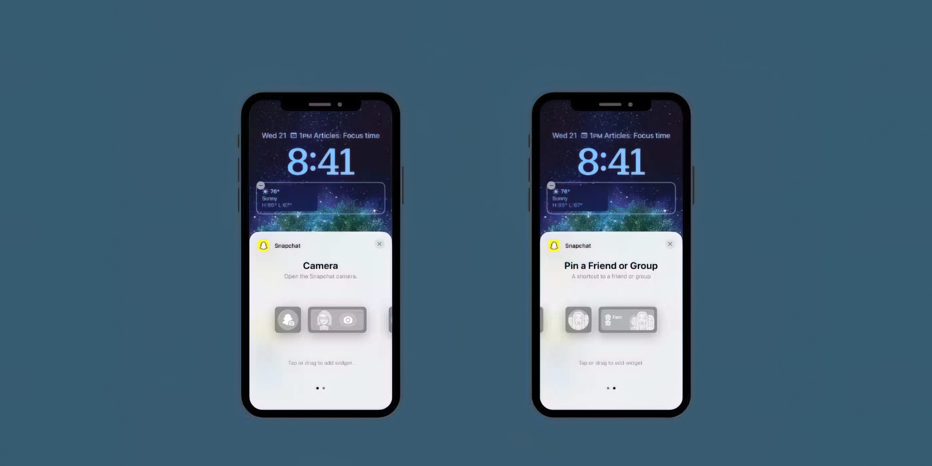 iOS 16 : Comment ajouter le widget Snapchat pour verrouiller l'écran ?