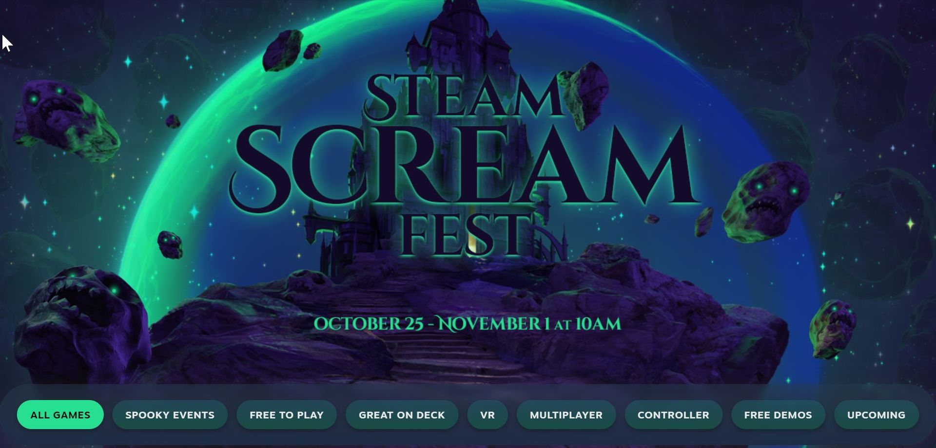 Steam Scream Fest discounts: Halloween Sale 2022 game list